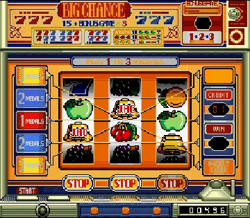 Hisshou 777 Fighter II - Pachi-Slot Maruhi Jouhou (Japan) screen shot game playing